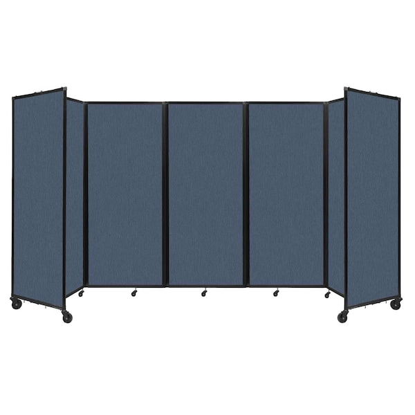 Room Divider 360 Folding Portable Partition 14' x 6'10" Ocean Fabric